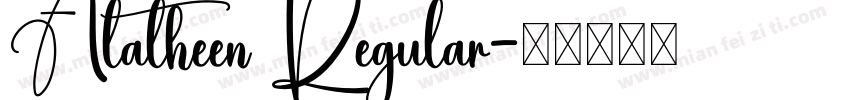 Alatheen Regular字体转换